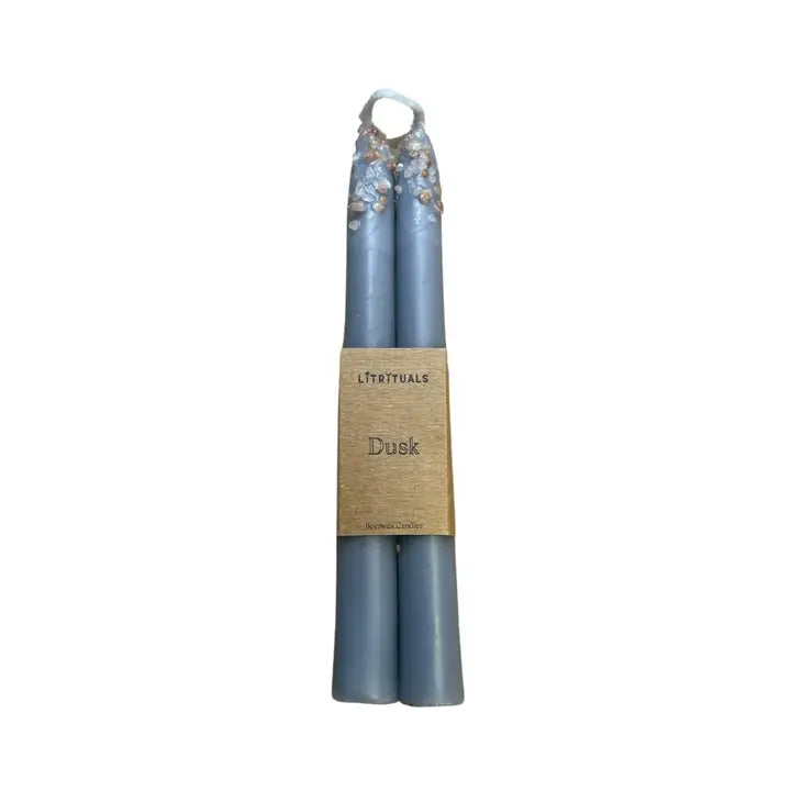 Plant Dyed Tapered Candles