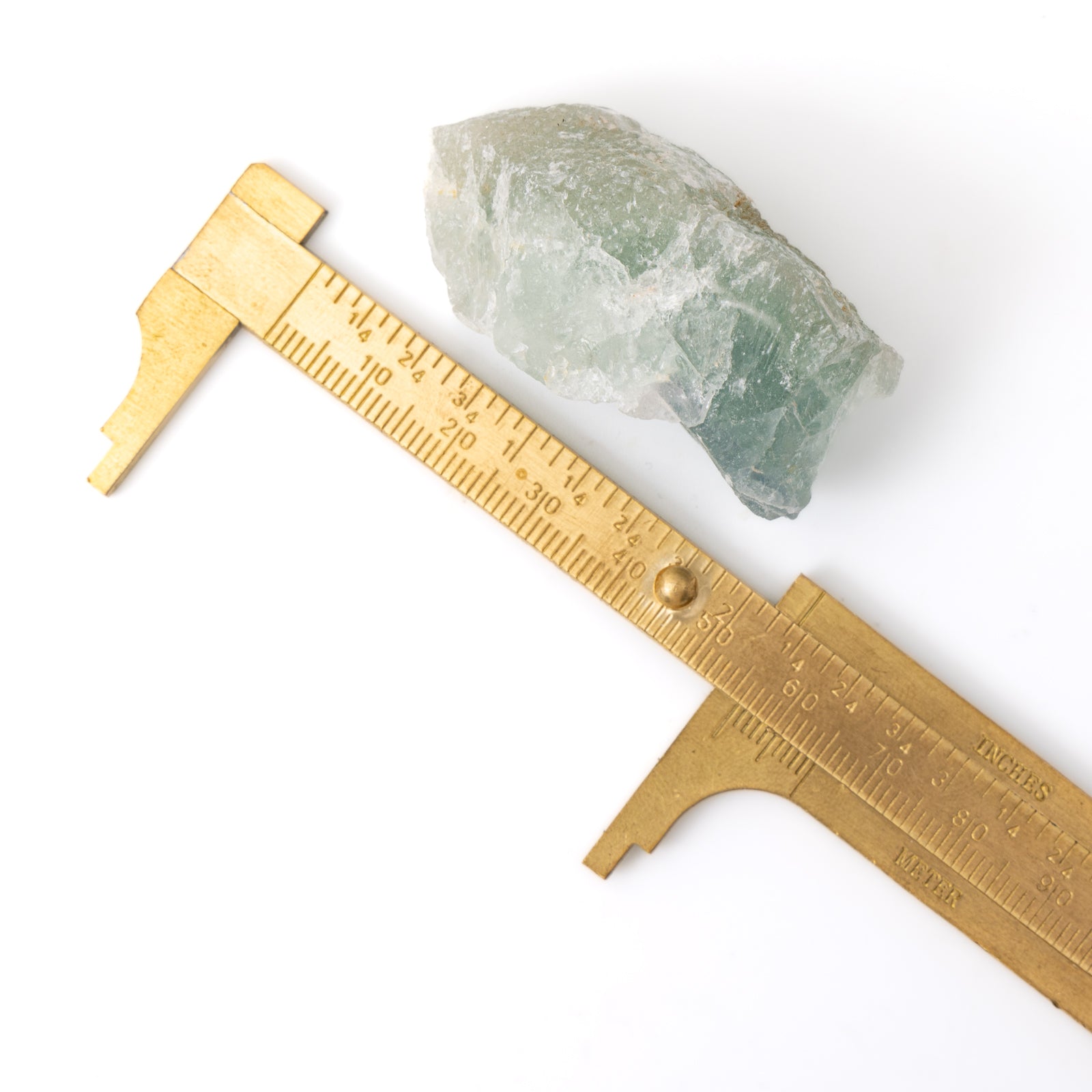 Fluorite Crystal - Roughly measures 1.75", shapes and sizes may vary. All stones intuitively chosen.