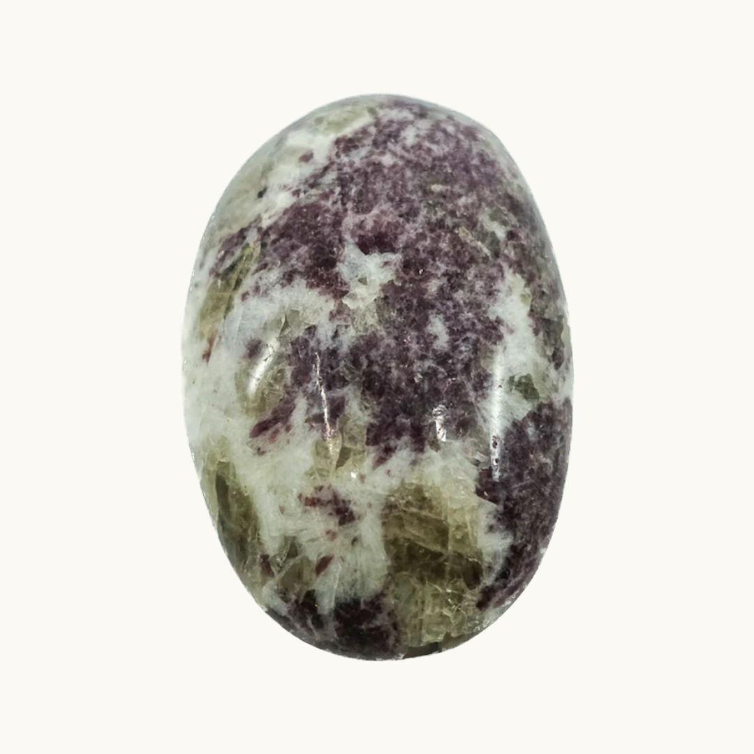 Lepidolite Palm Stone