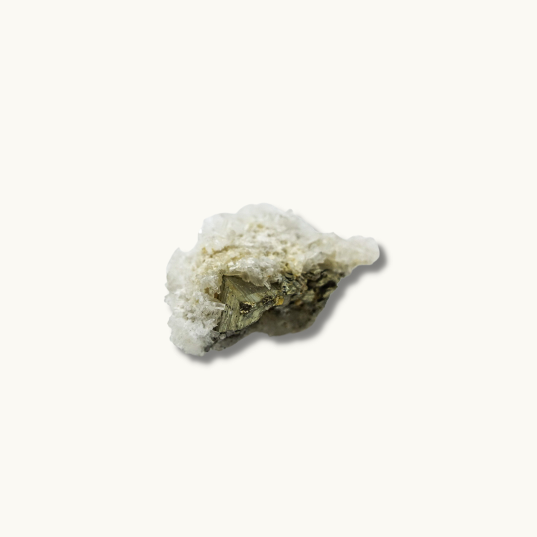 Pyrite + Quartz Cluster
