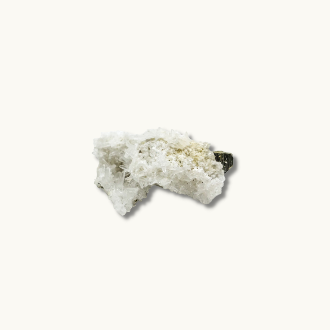Pyrite + Quartz Cluster