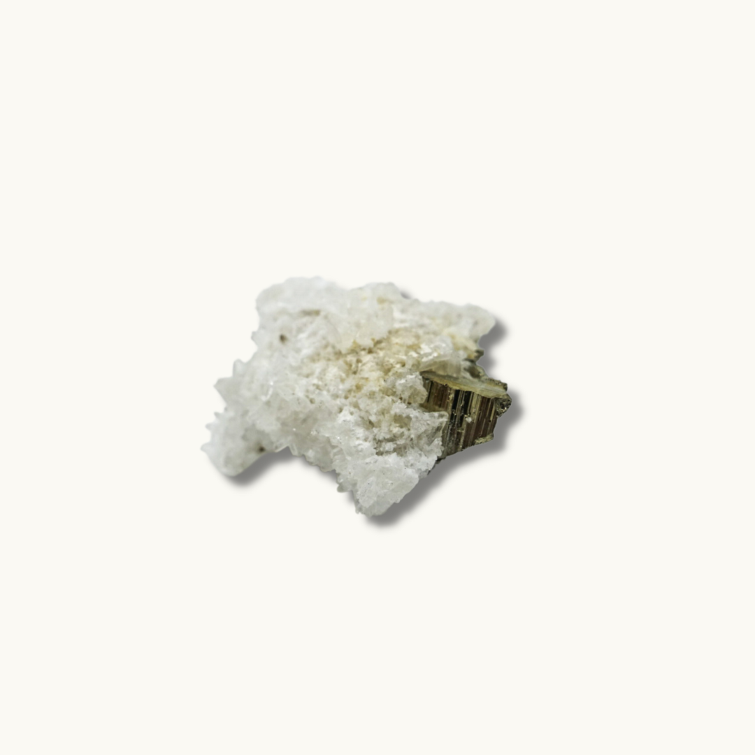 Pyrite + Quartz Cluster