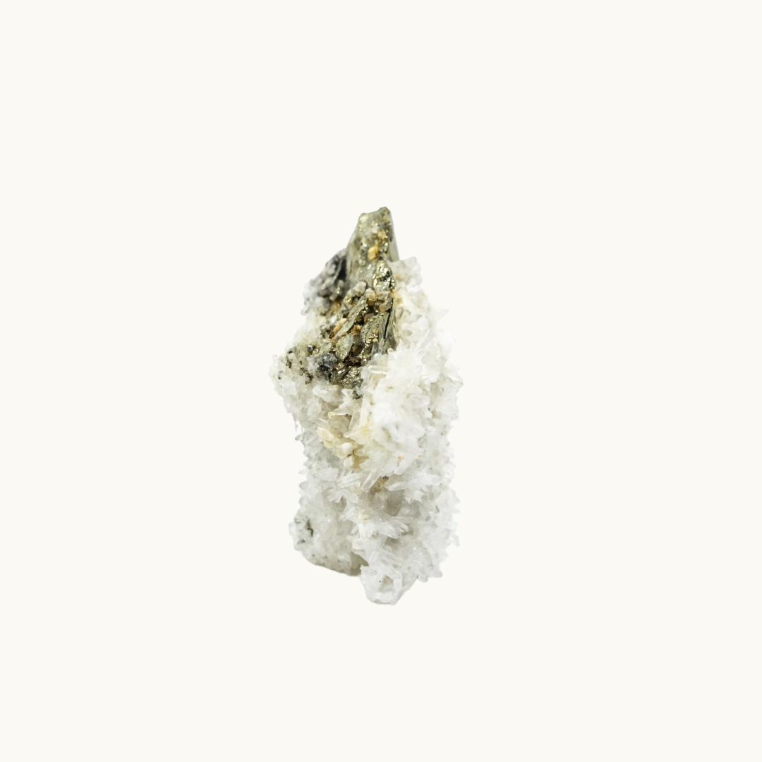Pyrite + Quartz Cluster