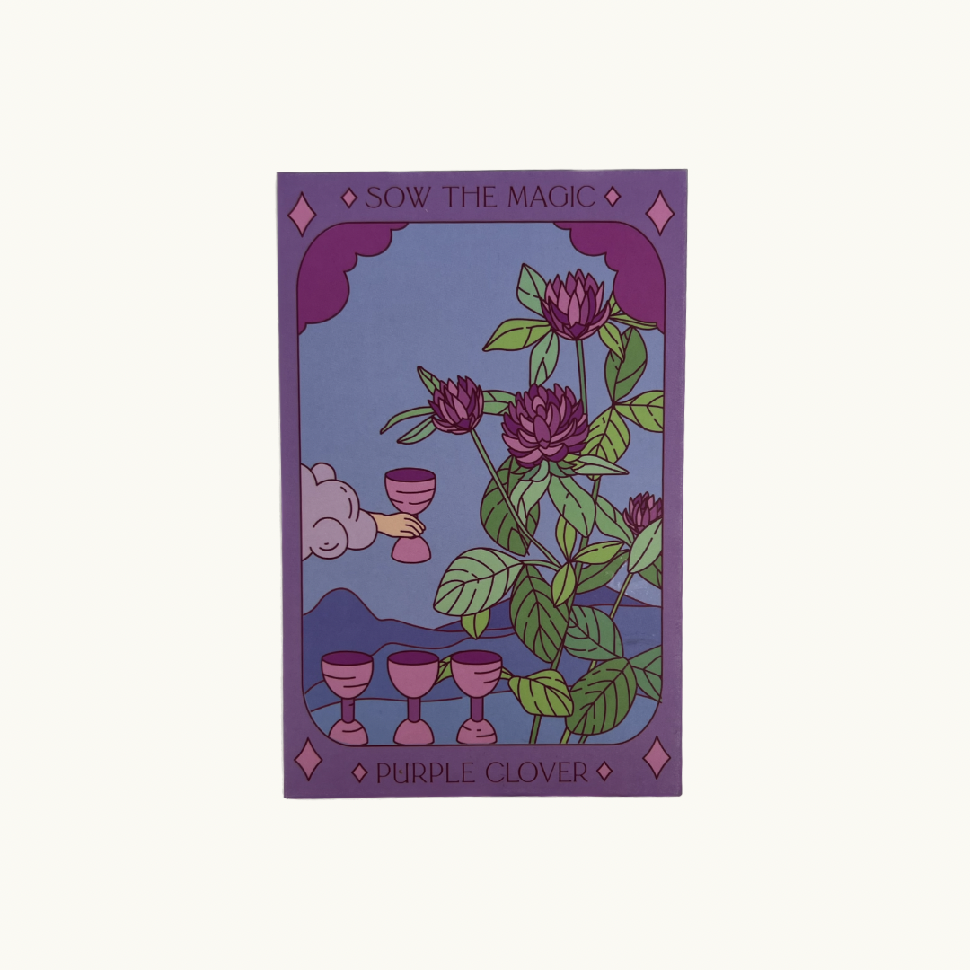 Purple Clover Seed Packet