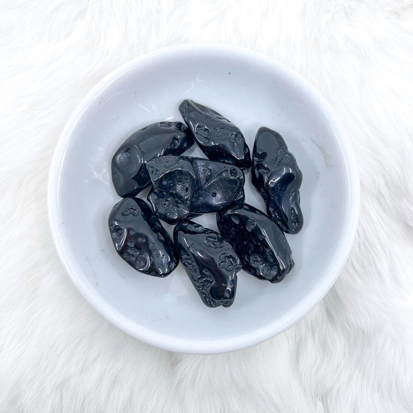 Tektite Tumbled Crystals - Ground High Energy, Connect with ETs - Juniper Stones
