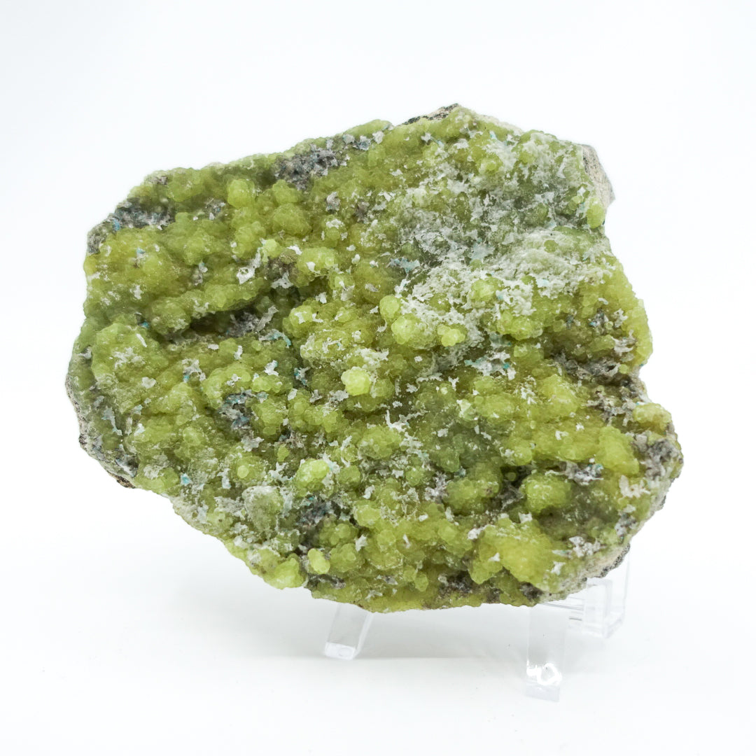 Green Smithsonite Crystal - Roughly measures 5" x 4.5", shapes and sizes may vary. All stones intuitively chosen.