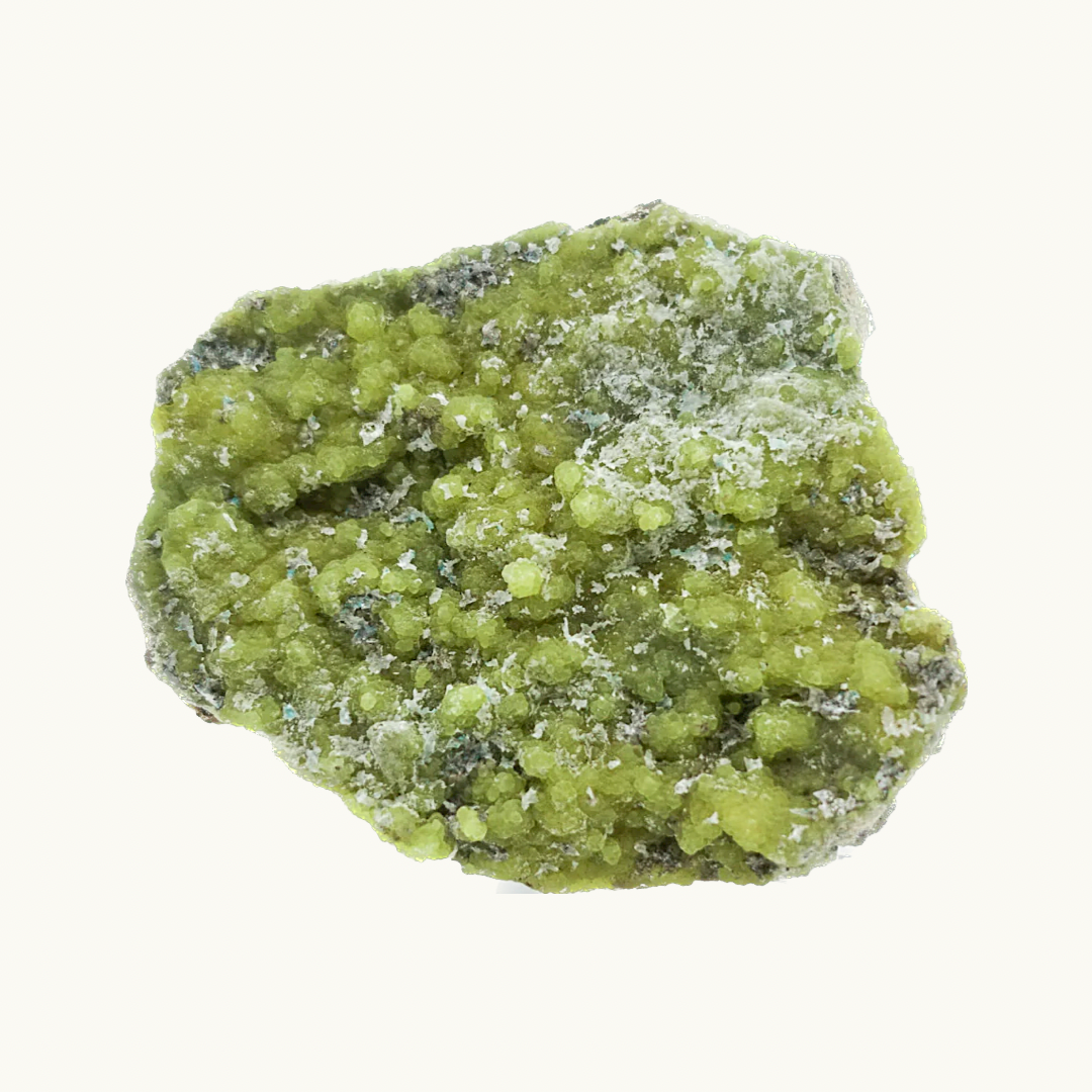 Green Smithsonite Crystal - Roughly measures 5" x 4.5", shapes and sizes may vary. All stones intuitively chosen.