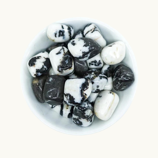 Tumbled Zebra Jasper Crystals - Balance Scattered Energies - Juniper Stones