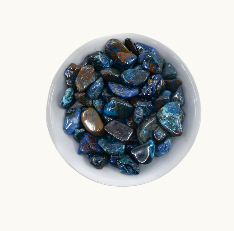 Shattuckite Tumbled Crystals - Integrity & Spiritual Truth - Juniper Stones