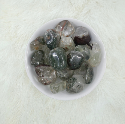 Included Quartz Tumbled Crystals - Multi-Dimensional Healing - Juniper Stones