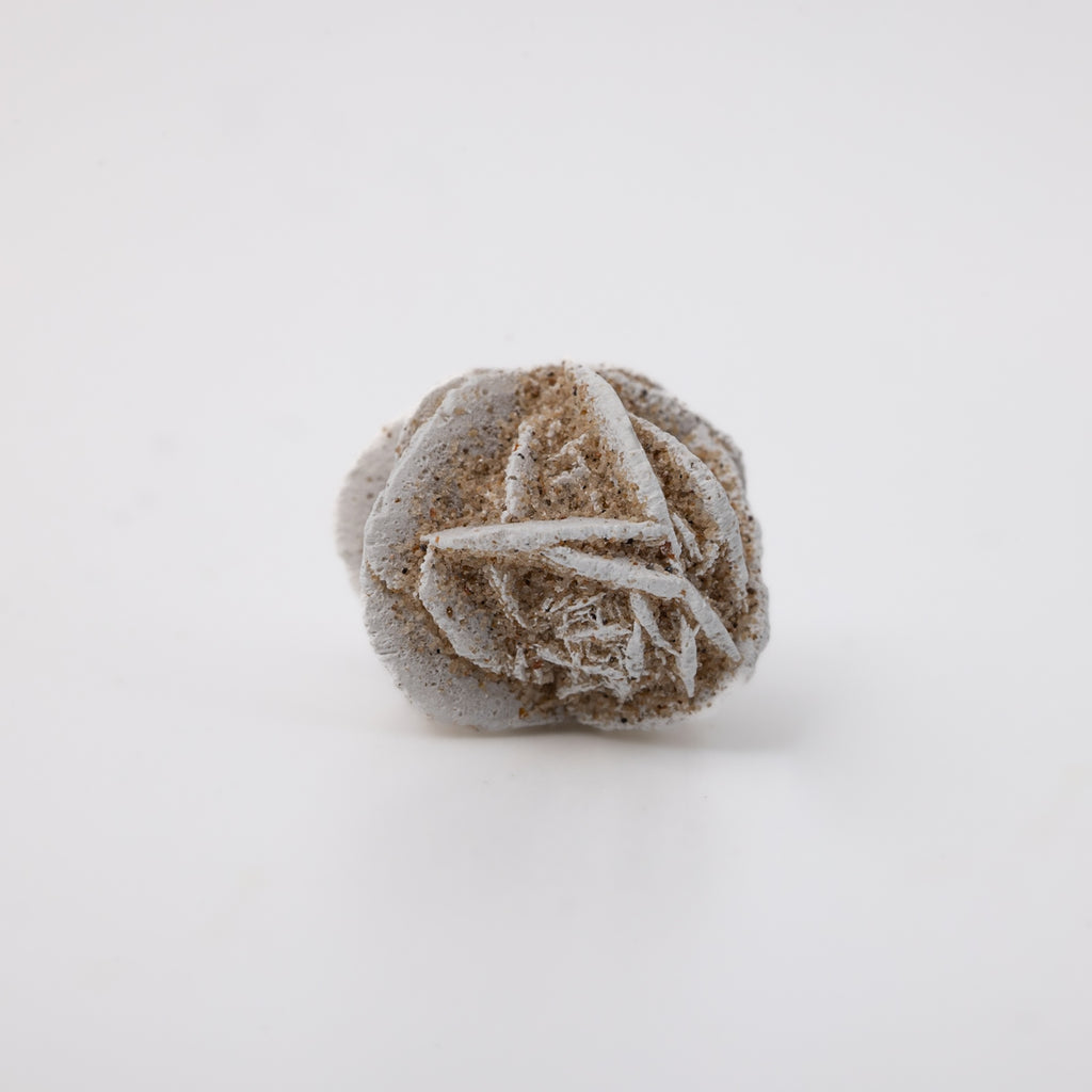 Desert Rose Selenite Crystal - size .25" Boosts Confidence
