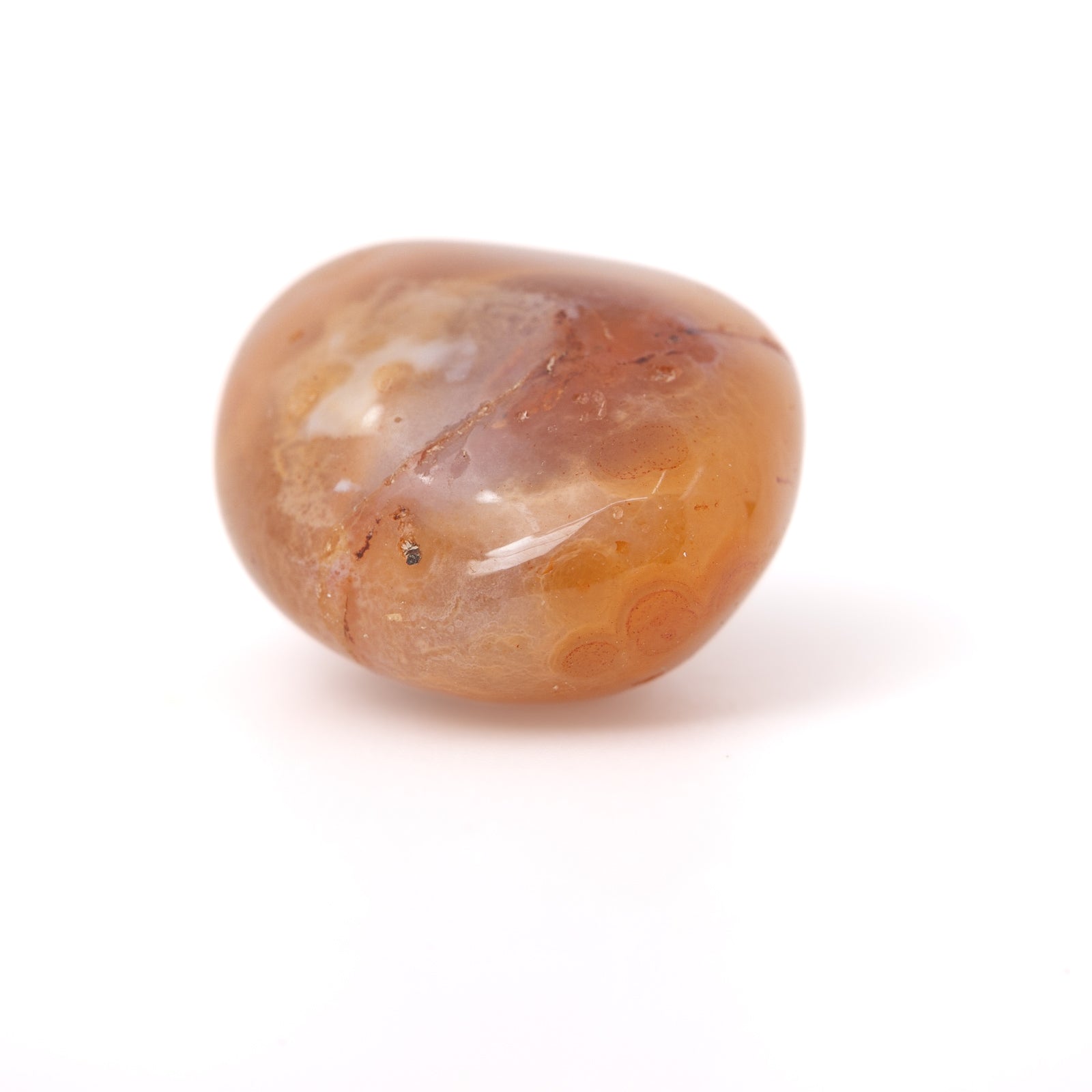 River Agate Tumbled Crystals - Humor & Emotional Stability - Juniper Stones
