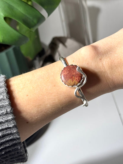 Cherry Creek Jasper Snake Cuff 122