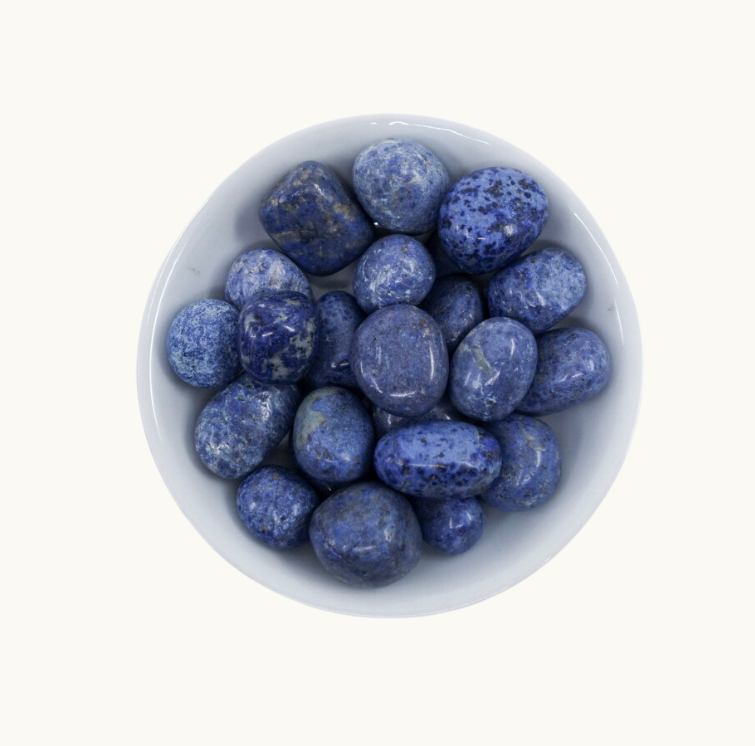 Dumortierite Tumbled Crystal - Mental Clarity & Psychic Tuning - Juniper Stones