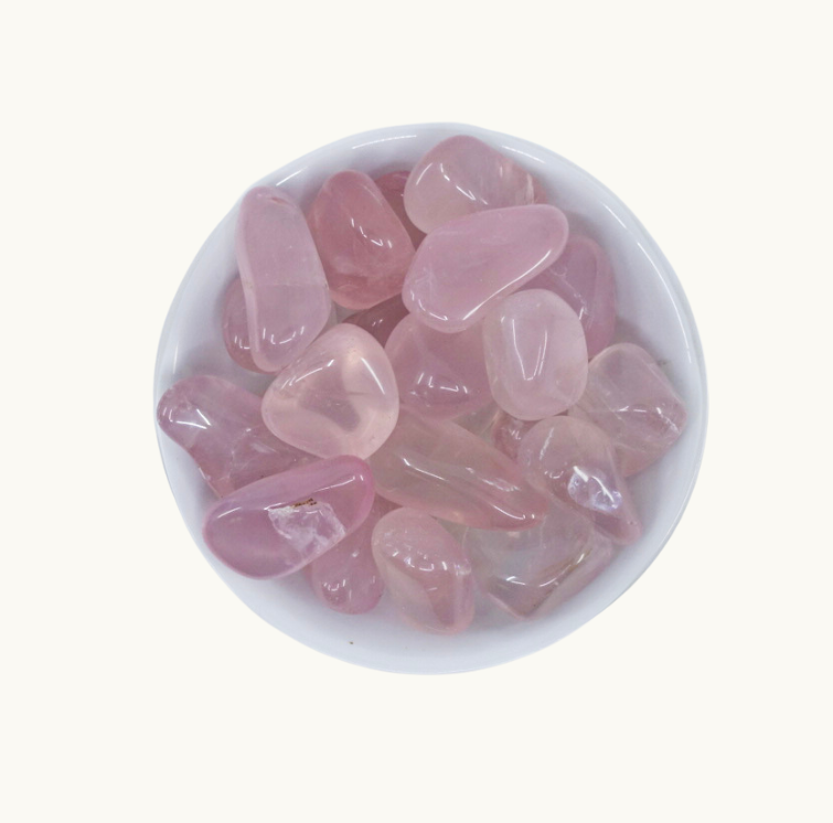 Rose Quartz Tumbled Crystals - Love & Emotional Healing - Juniper Stones