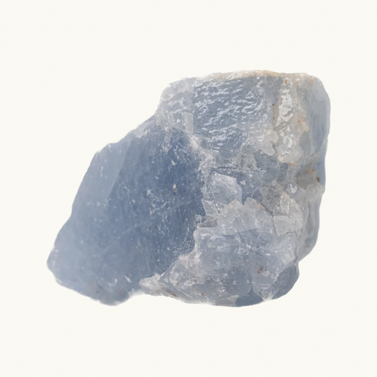 : Blue Calcite rough pieces, approximately 1" in size, handpicked for you by Juniper Stones