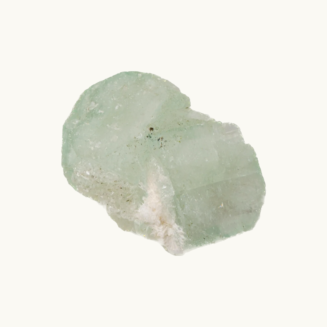 Green Apophyllite Crystal - Roughly measures 1.5" x 1", shapes and sizes may vary. All stones intuitively chosen
