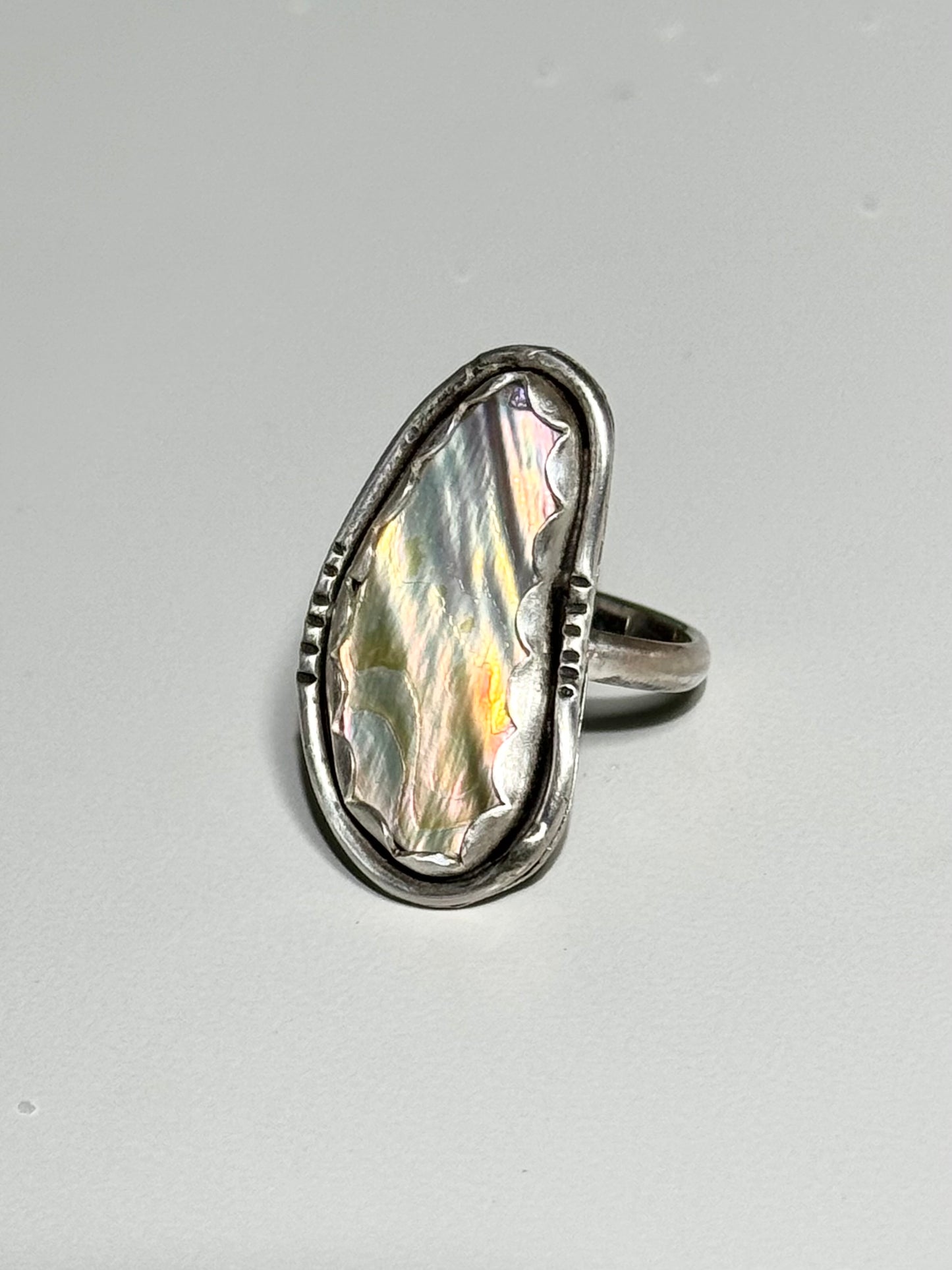 Mother of Pearl Ring - Size 8