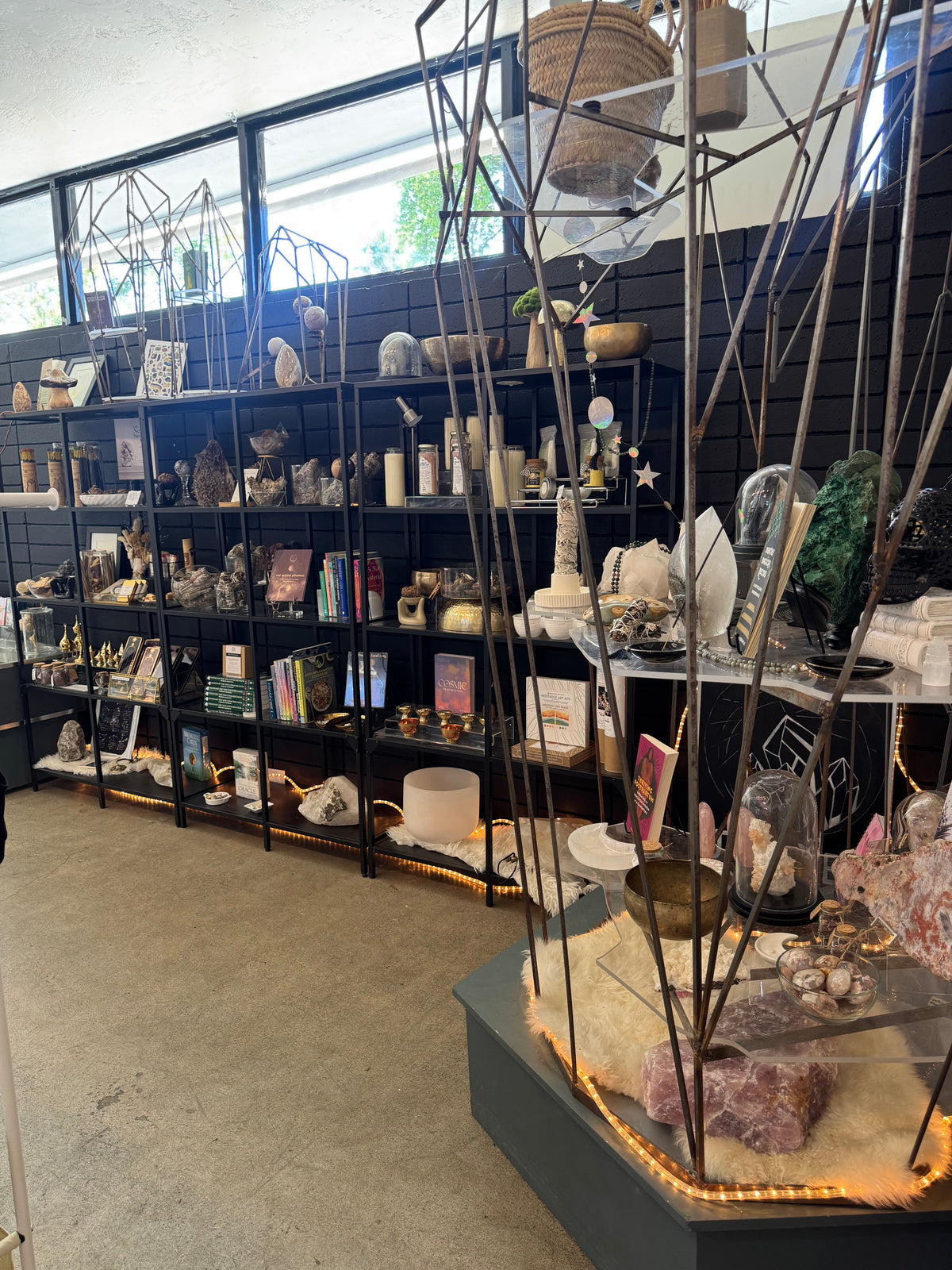 A view across the displays inside Juniper Stones