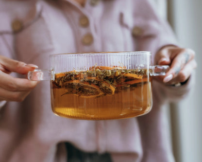 Wood & Glass Simmer Pot 40