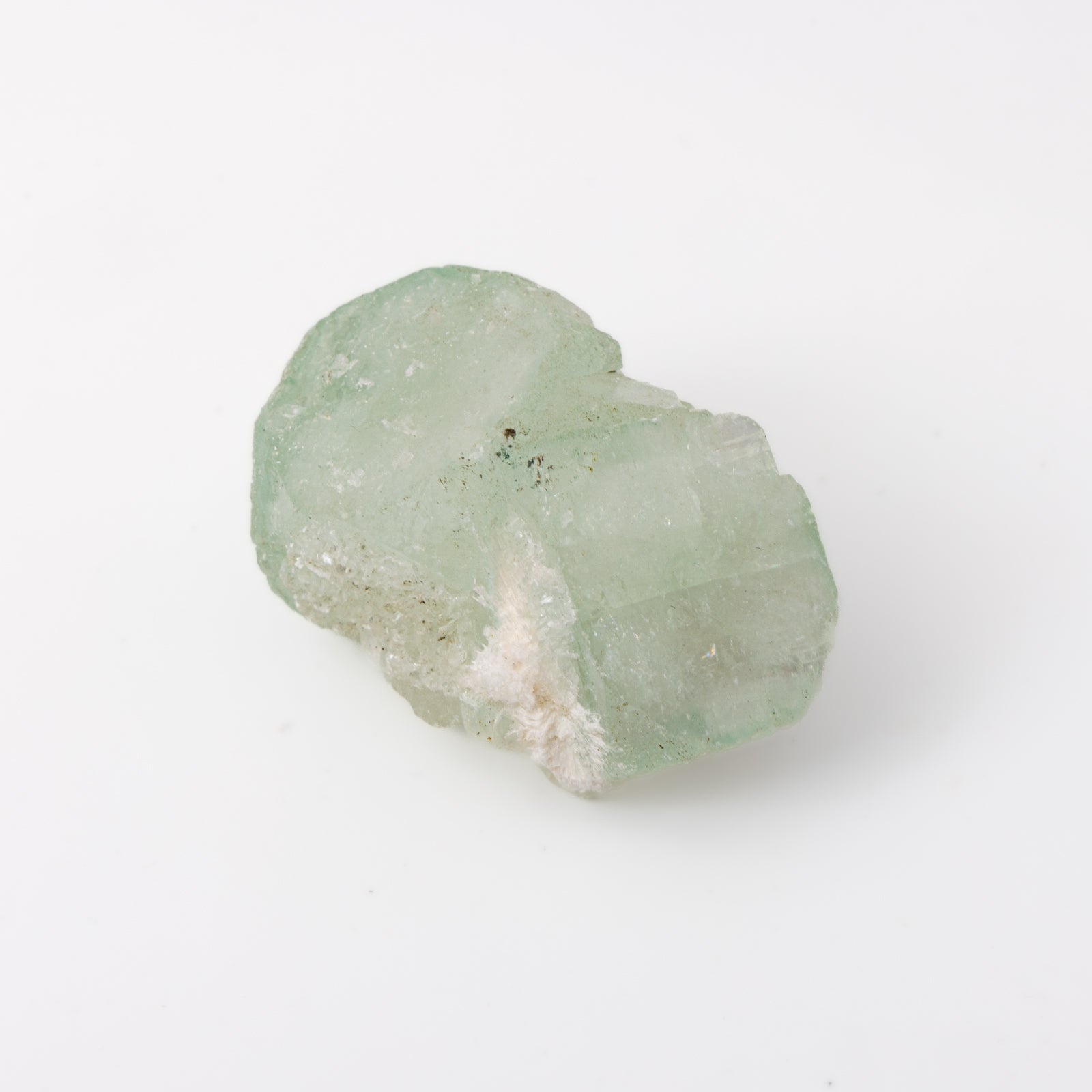 Green Apophyllite Crystal - Roughly measures 1.5" x 1", shapes and sizes may vary. All stones intuitively chosen