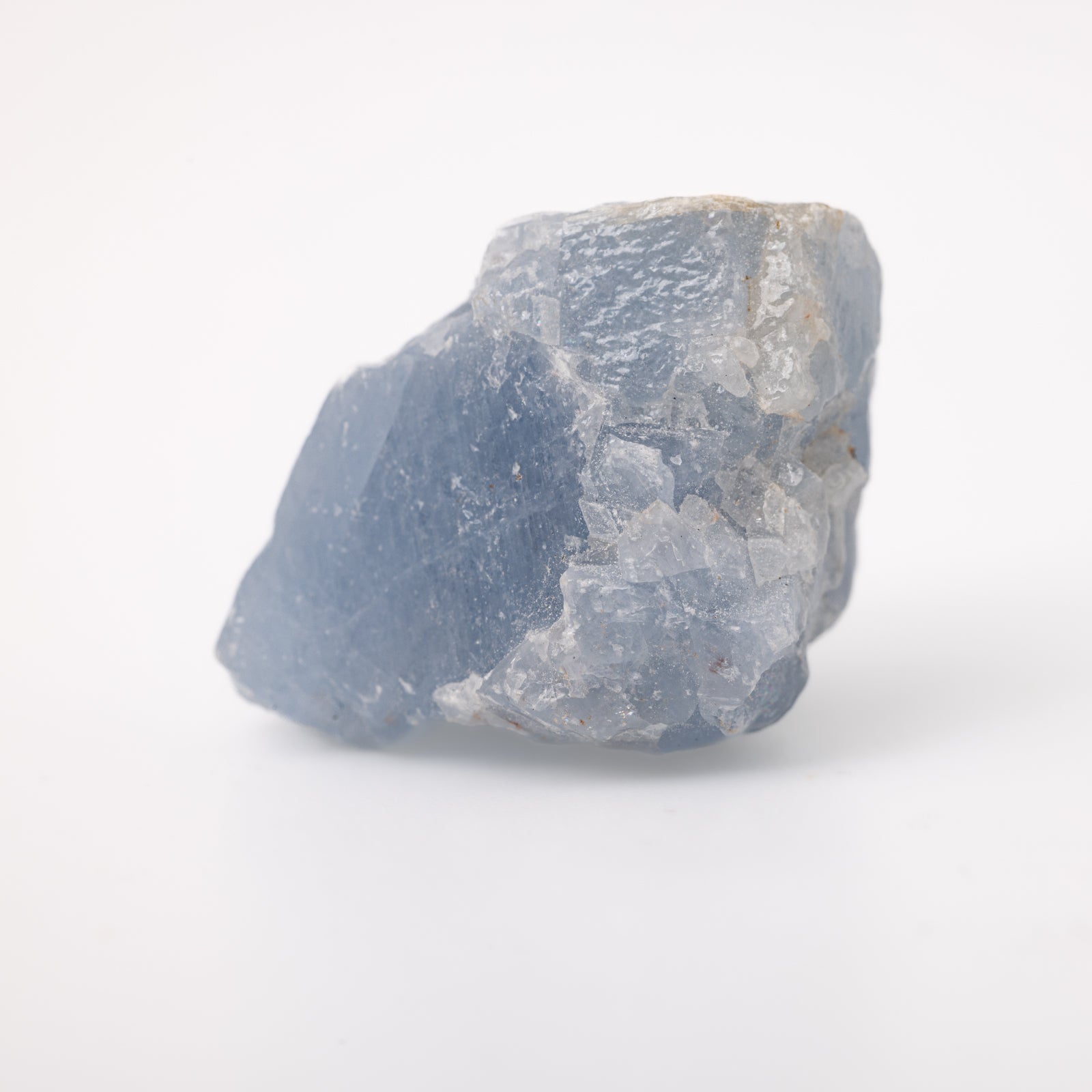 : Blue Calcite rough pieces, approximately 1" in size, handpicked for you by Juniper Stones