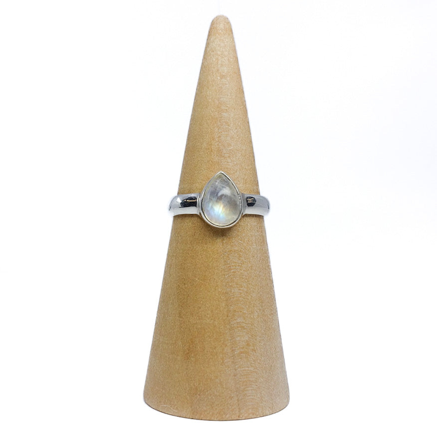 Moonstone rings representing ultimate fertility crystal. Shop now!