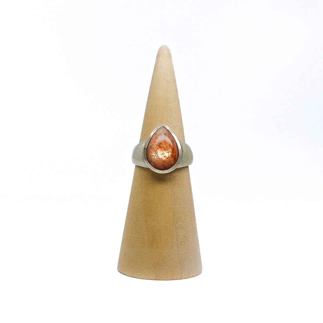 Sunstone rings representing personal power and creativity. Pairs with Moonstone. Shop crystal jewelry now!