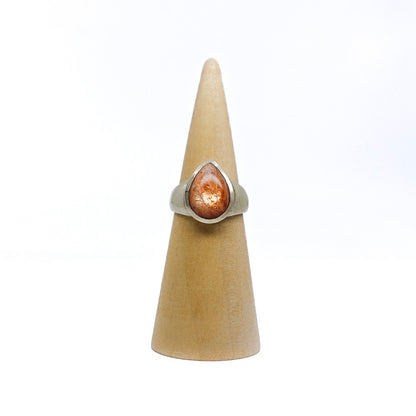Sunstone rings representing personal power and creativity. Pairs with Moonstone. Shop crystal jewelry now!