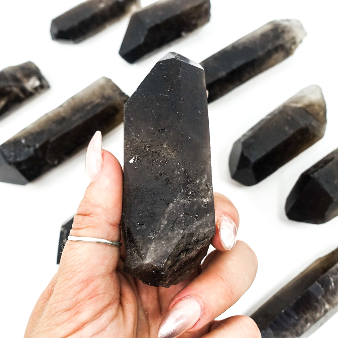 Smoky Quartz Points