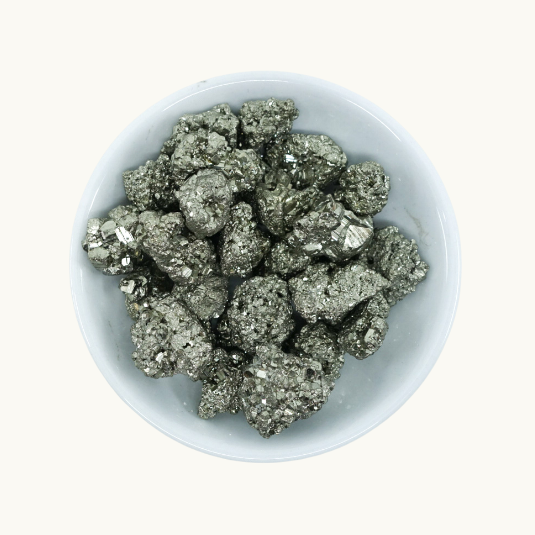  Image of pyrite crystal cluster