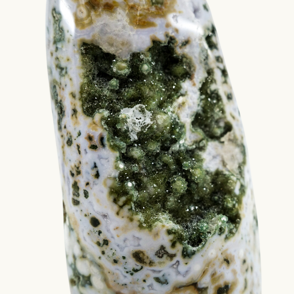 8th Vein Ocean Jasper Freeform - Limited availability, promotes self-love, kindness, empathy