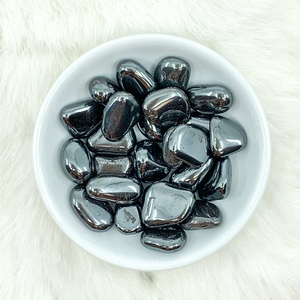 Hematite Tumbled Crystals - Balance & Grounding - Juniper Stones