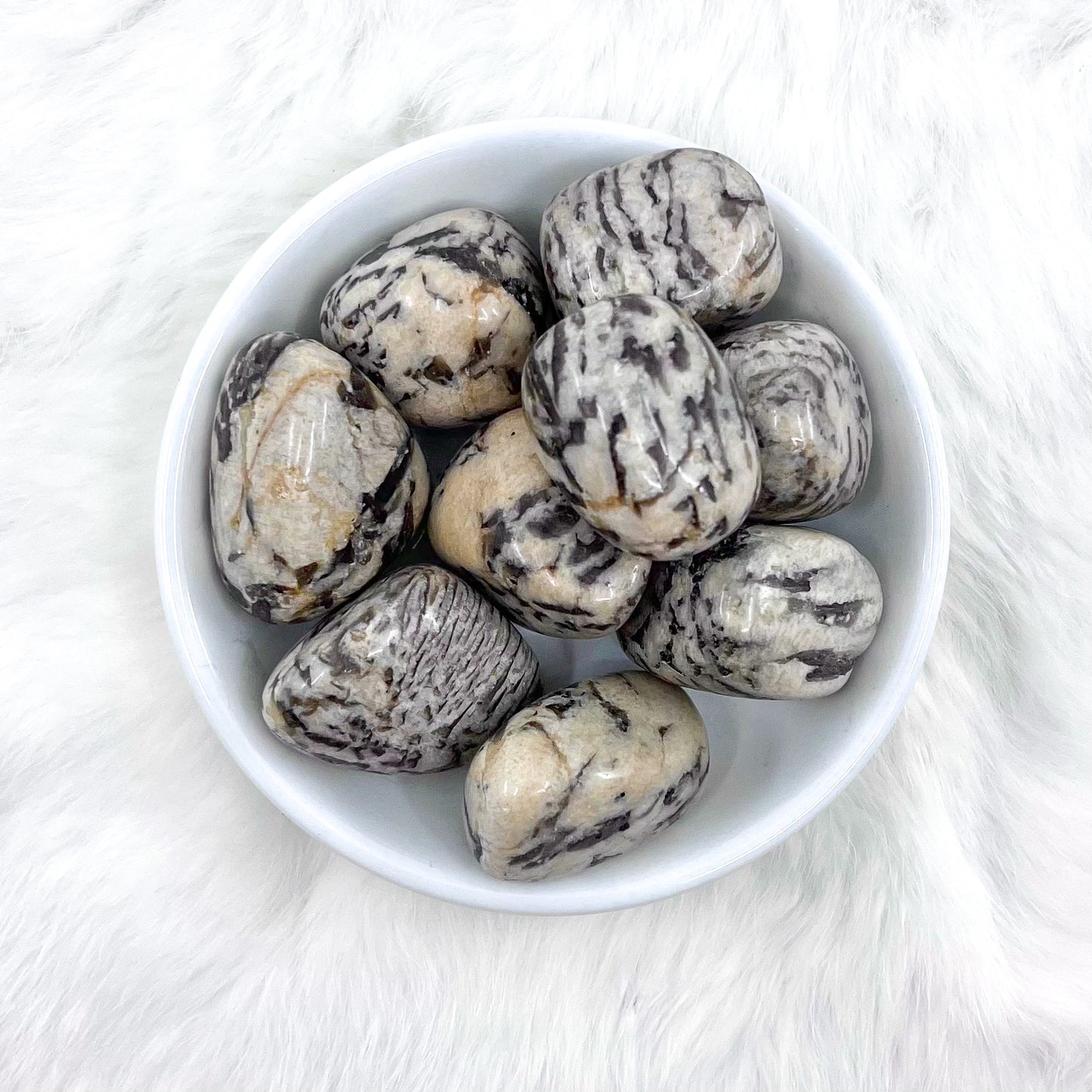 Zebradorite Tumbled Crystals - Peace Amidst Tragedy - Juniper Stones