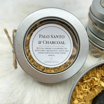 Shaved Palo Santo & Charcoal Kit