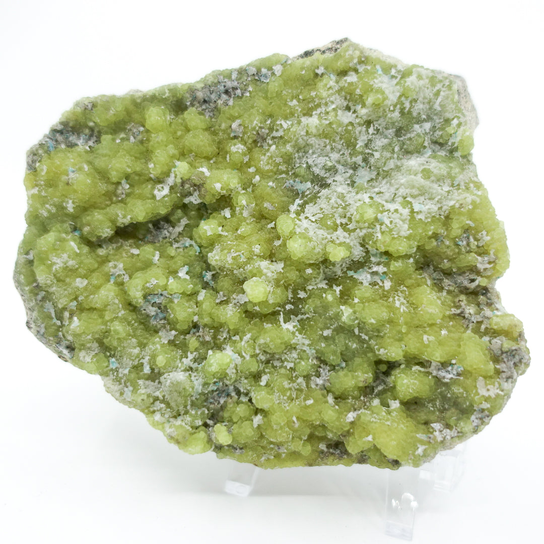 Green Smithsonite Crystal - Roughly measures 5" x 4.5", shapes and sizes may vary. All stones intuitively chosen.