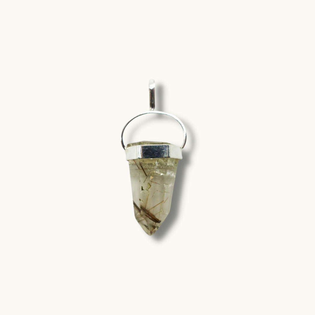 Rutilated Quartz Pendant