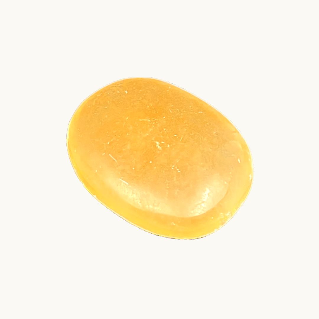 Peach Selenite Palm Stones - Emotional Transformation.