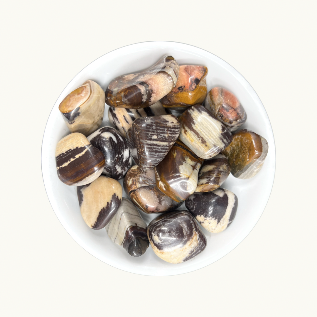 Nguni Jasper Tumbled Crystals - Protection and Grounding - Earth's Core Energy