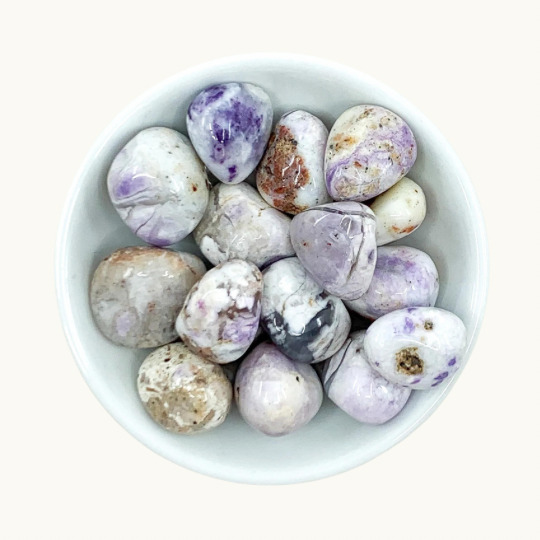 Purple Opal Tumbled Crystals - Awakening Love & Consciousness - Juniper Stones