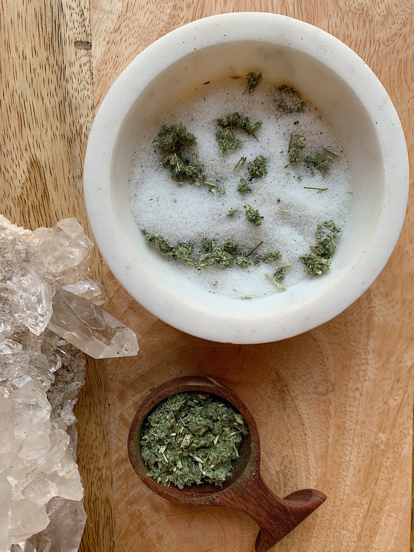 Protection Salts with Magical Herbs
