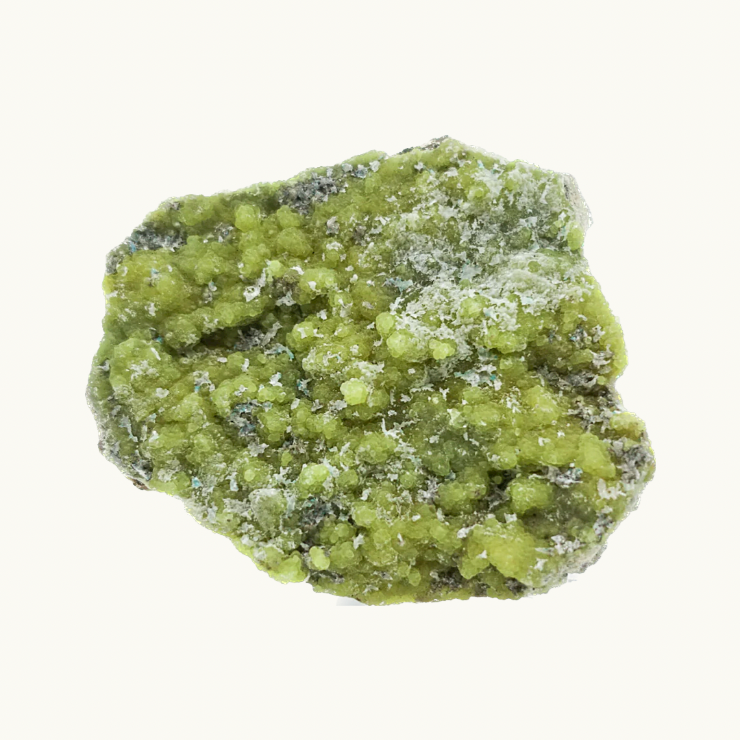  Green Smithsonite Crystal - Roughly measures 5" x 4.5", shapes and sizes may vary. All stones intuitively chosen.